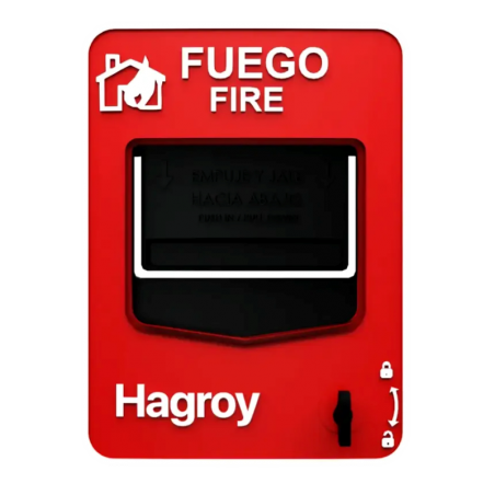 Estación manual de doble acción con llave ABS