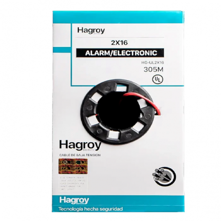 CABLE CONTRA INCENDIO 2X16 HG-UL2X16